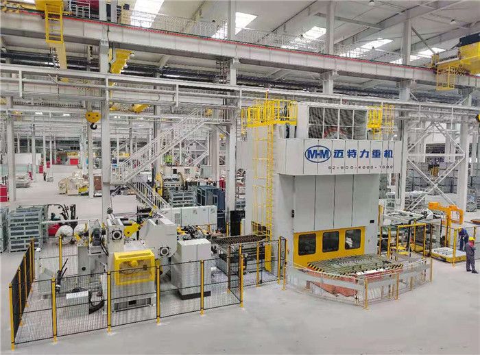 Línea de corte de prensa de bobina